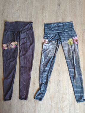 Teeki Pair of Patterned Women's Leggings